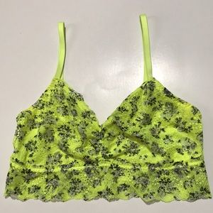 Pink by VS lace bralette size M